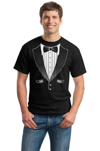 Original Black Tuxedo T-Shirt - Big and Tall