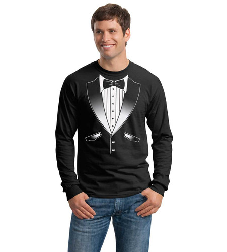 Long Sleeve Tuxedo T-shirt, Original Design