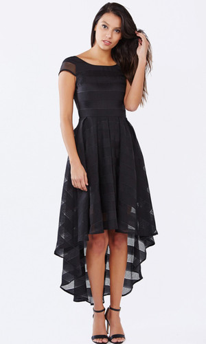Cosmopolitan Mesh Cocktail Dress by PIZZUTO**