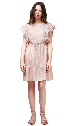 Sofia Silk Cotton Dress by SAINT ROSE*