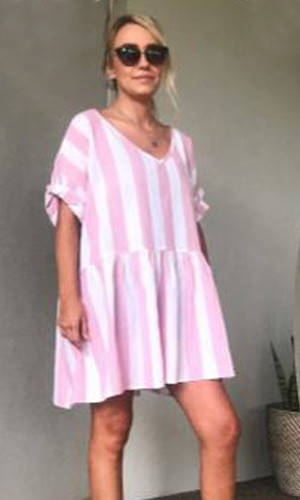 KL381 Dress in Pink by KIIK LUXE