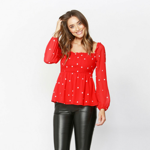 Daisy Fields Shirred Blouse by SASS*