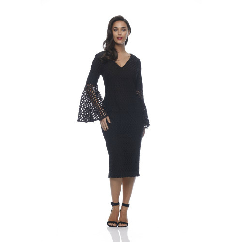Caroline Bell Sleeve Dress by ROMANCE*