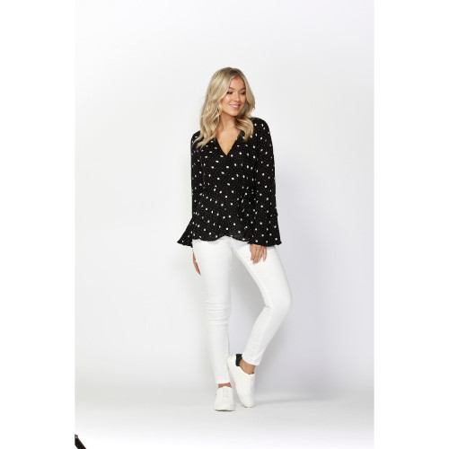 Spot On Wrap Blouse by SASS*