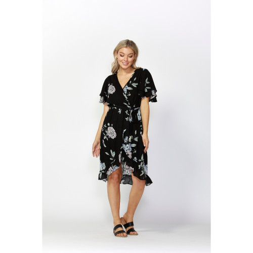Floral Oasis Wrap Dress by SASS*