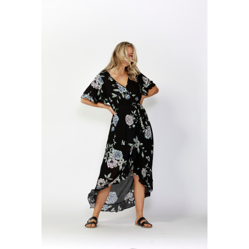 Floral Oasis Wrap Maxi by SASS*