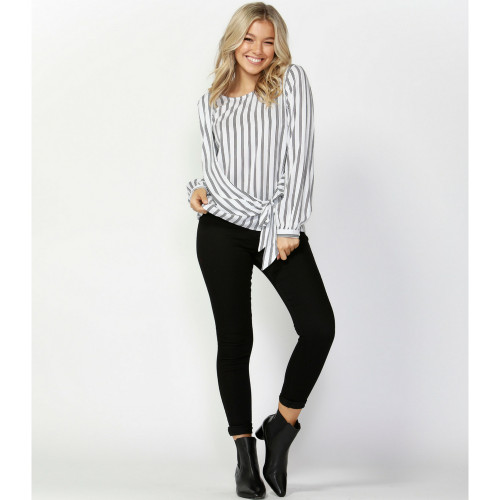 Tied In Knots Stripe Blouse by SASS*