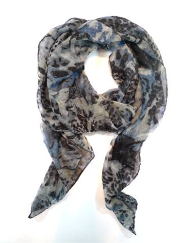 FA2099B - Animal Print Scarf by FAB