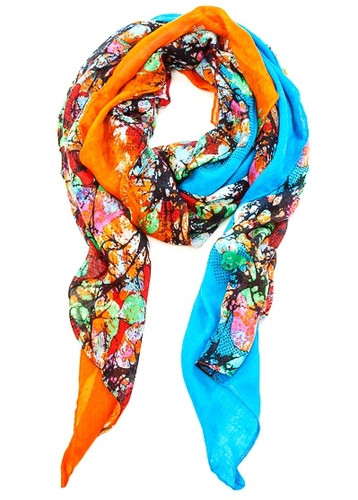 FA2292 - Water Print Light Weight Scarf by FAB