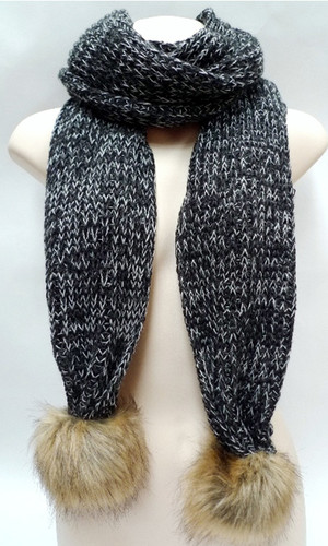 FA2552 -Grey Blend Scarf by FAB*