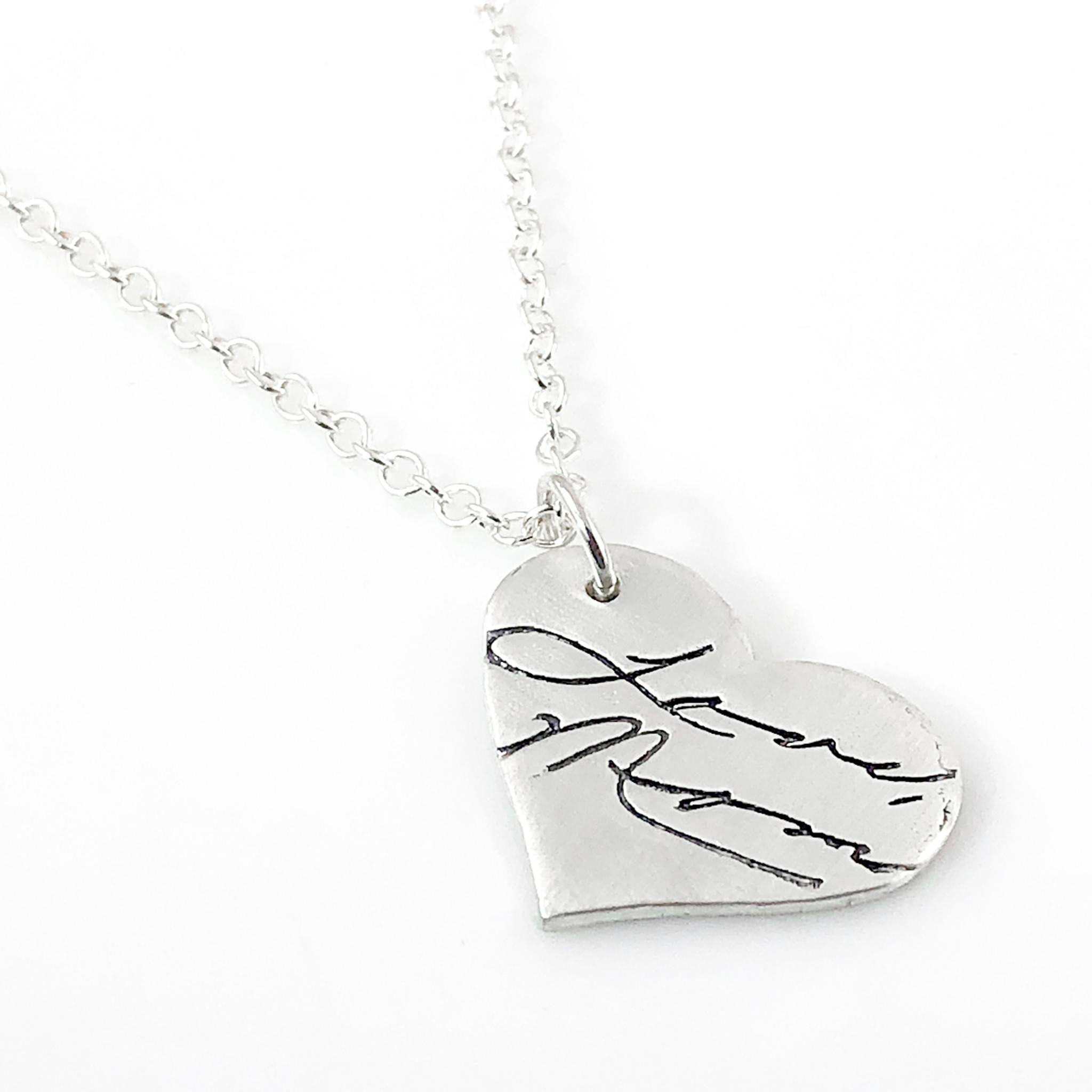 NOW AVAILABLE...jewelry created from actual handwriting or artwork!