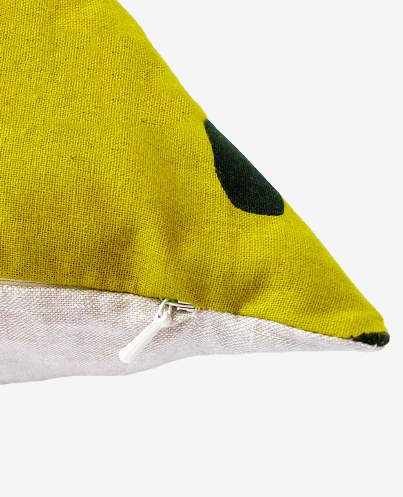 Gold Brushstroke Pillow