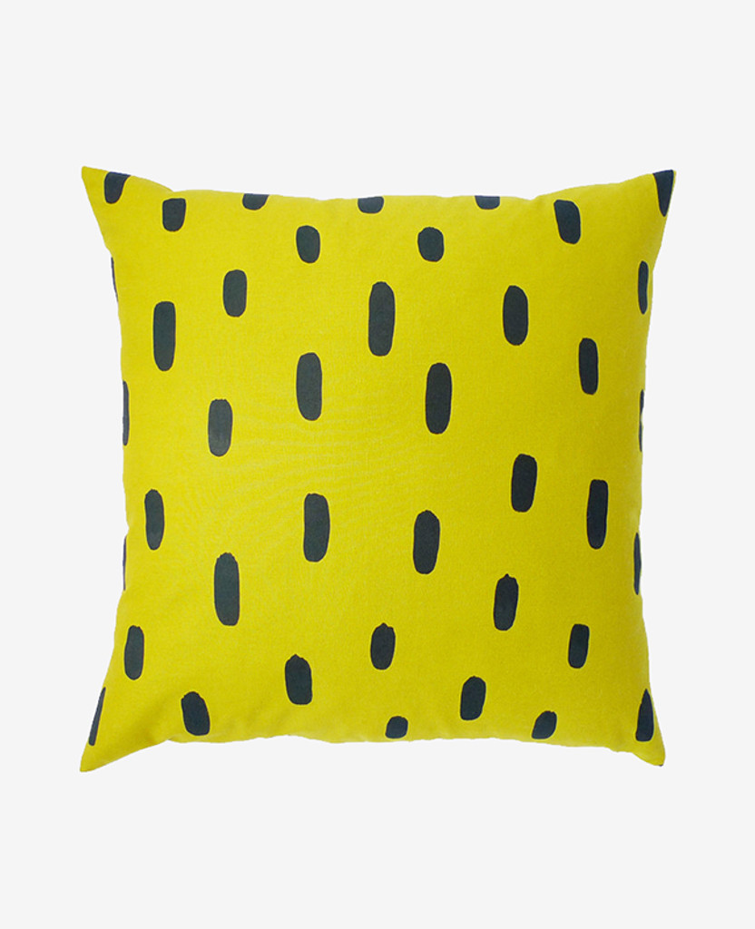 Gold Brushstroke Pillow