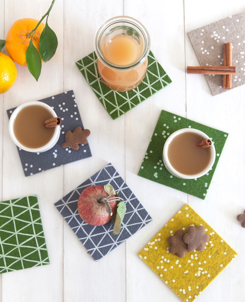 Forest Confetti Coasters