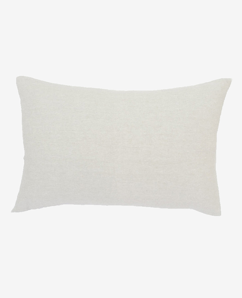 Smoke Grey Zig Zag Oblong Pillow