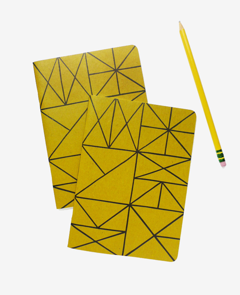 Gold Grid Notebook
