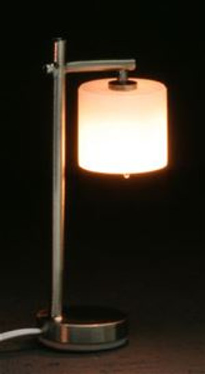 Modern Palace Shade Table Lamp - pewter