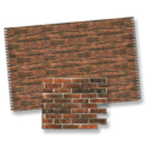 1/24 Scale Brick Paper - Dark