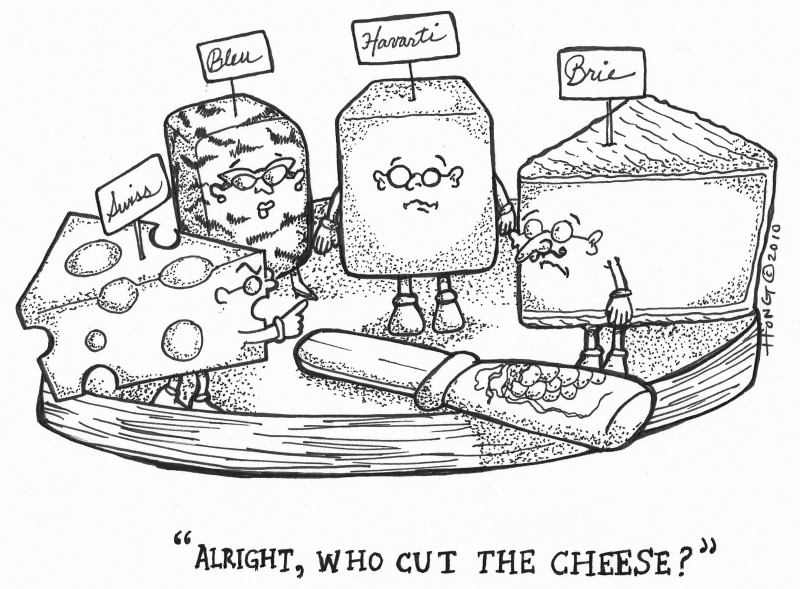 What is the attraction in smelly cheeses?