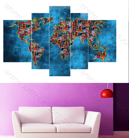 Famous Map Art Famous Map Art