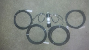 80-40 meter fan dipole with 1:1 balun