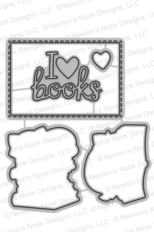 Newton's Book Club Die Set by Newton's Nook Designs