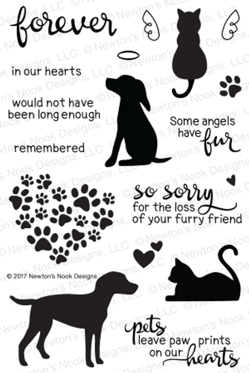 Furr-ever Friends Stamp Set by Newton's Nook Designs
