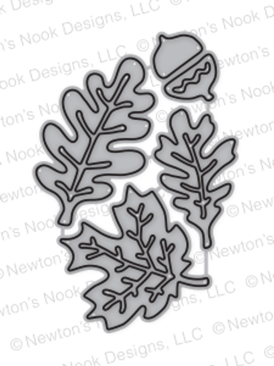 Autumn Leaves Die Set ©2017 Newton's Nook Designs