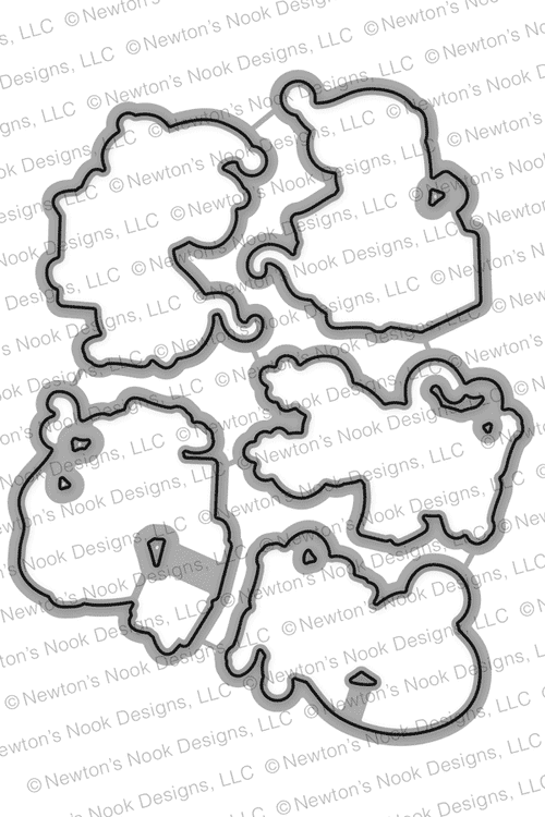 Naughty or Mice Die Set ©2017 Newton's Nook Designs