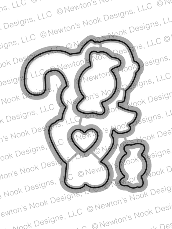 Newton's Candy Cane Die Set ©2017 Newton's Nook Designs