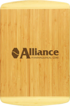 Engraved two tone bamboo cutting board by Mile High Laser Engraving Engraved two tone bamboo cutting board by Mile High Laser Engraving