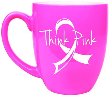 Pink Coffee Mug Engraves White Pink Coffee Mug Engraves White