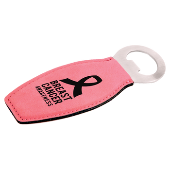 Pink Magnetic Bottle Opener with Custom Laser Engraving Pink Magnetic Bottle Opener with Custom Laser Engraving