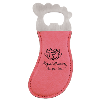 Pink Magnetic Foot Bottle Opener with Custom Laser Engraving Pink Magnetic Foot Bottle Opener with Custom Laser Engraving