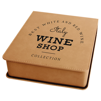 Engraved Light Brown Leatherette 3-Piece Wine Tool Set Engraved Light Brown Leatherette 3-Piece Wine Tool Set
