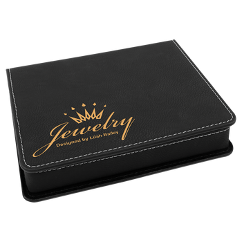 Engraved Black/Gold Leatherette 4-Piece Wine Tool Set Engraved Black/Gold Leatherette 4-Piece Wine Tool Set