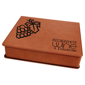 Engraved Rawhide Leatherette 5-Piece Wine Tool Set Engraved Rawhide Leatherette 5-Piece Wine Tool Set