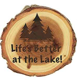 Engraved 3" Elmwood Magnet Engraved 3" Elmwood Magnet