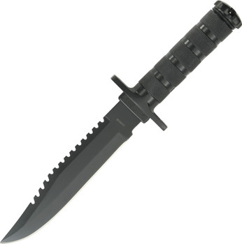 Personalized Black Survival Knife Personalized Black Survival Knife