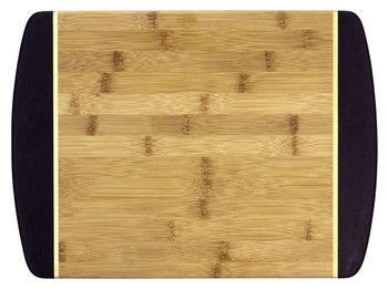 Engraved Dark Two-Tone Bamboo Cutting Board 15" Engraved Dark Two-Tone Bamboo Cutting Board 15"