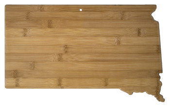 South Dakota Shaped Bamboo Cutting Board 16" South Dakota Shaped Bamboo Cutting Board 16"