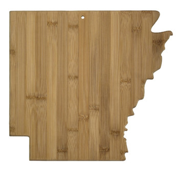 Arkansas Shaped Bamboo Cutting Board 13" Arkansas Shaped Bamboo Cutting Board 13"