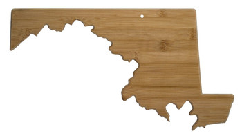 Maryland Shaped Bamboo Cutting Board 17" Maryland Shaped Bamboo Cutting Board 17"