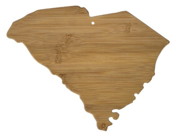South Carolina Shaped Bamboo Cutting Board 14.25" South Carolina Shaped Bamboo Cutting Board 14.25"