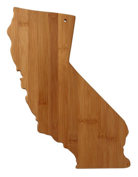 California Shaped Bamboo Cutting Board 14.25" California Shaped Bamboo Cutting Board 14.25"