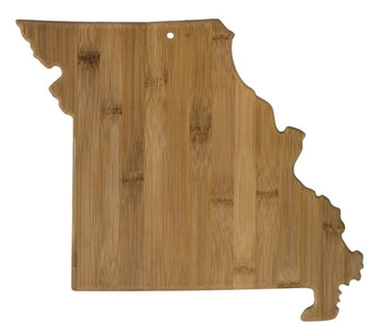 Missouri Shaped Bamboo Cutting Board 13.5" Missouri Shaped Bamboo Cutting Board 13.5"
