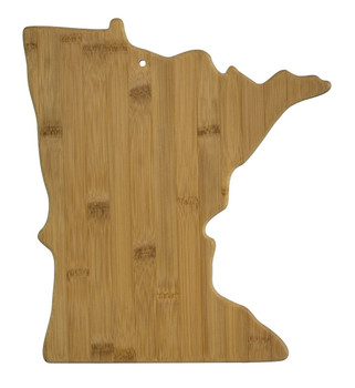 Minnesota Shaped Bamboo Cutting Board 13.25" Minnesota Shaped Bamboo Cutting Board 13.25"