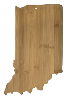 Indiana Shaped Bamboo Cutting Board 15.75" Indiana Shaped Bamboo Cutting Board 15.75"