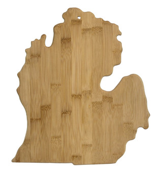 Michigan Shaped Bamboo Cutting Board 13.25" Michigan Shaped Bamboo Cutting Board 13.25"