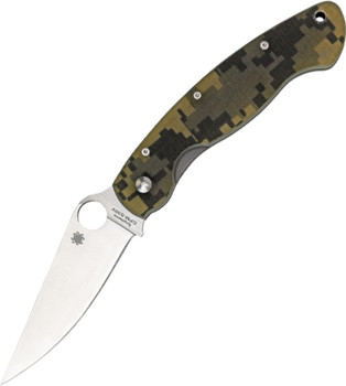 Personalized Spyderco Military Camo Folding Pocket Knife Personalized Spyderco Military Camo Folding Pocket Knife